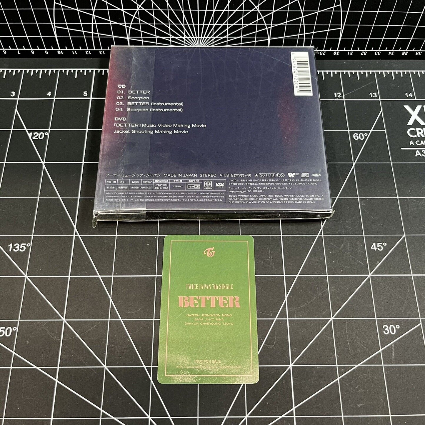 TWICE The 7th Japan Single BETTER Limited Edition Type A - Group Photocard