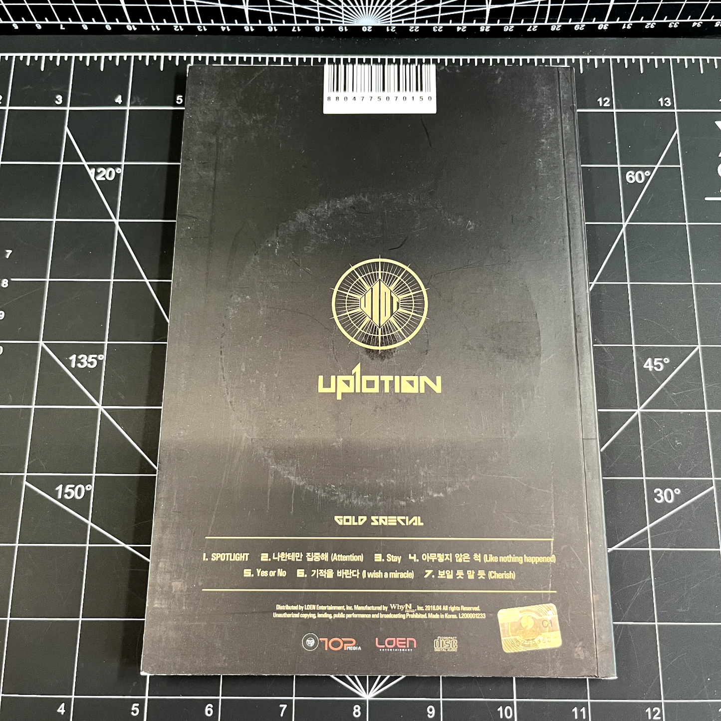 UP10TION The 3rd Mini Album Spotlight (Gold Version) - No Photocard
