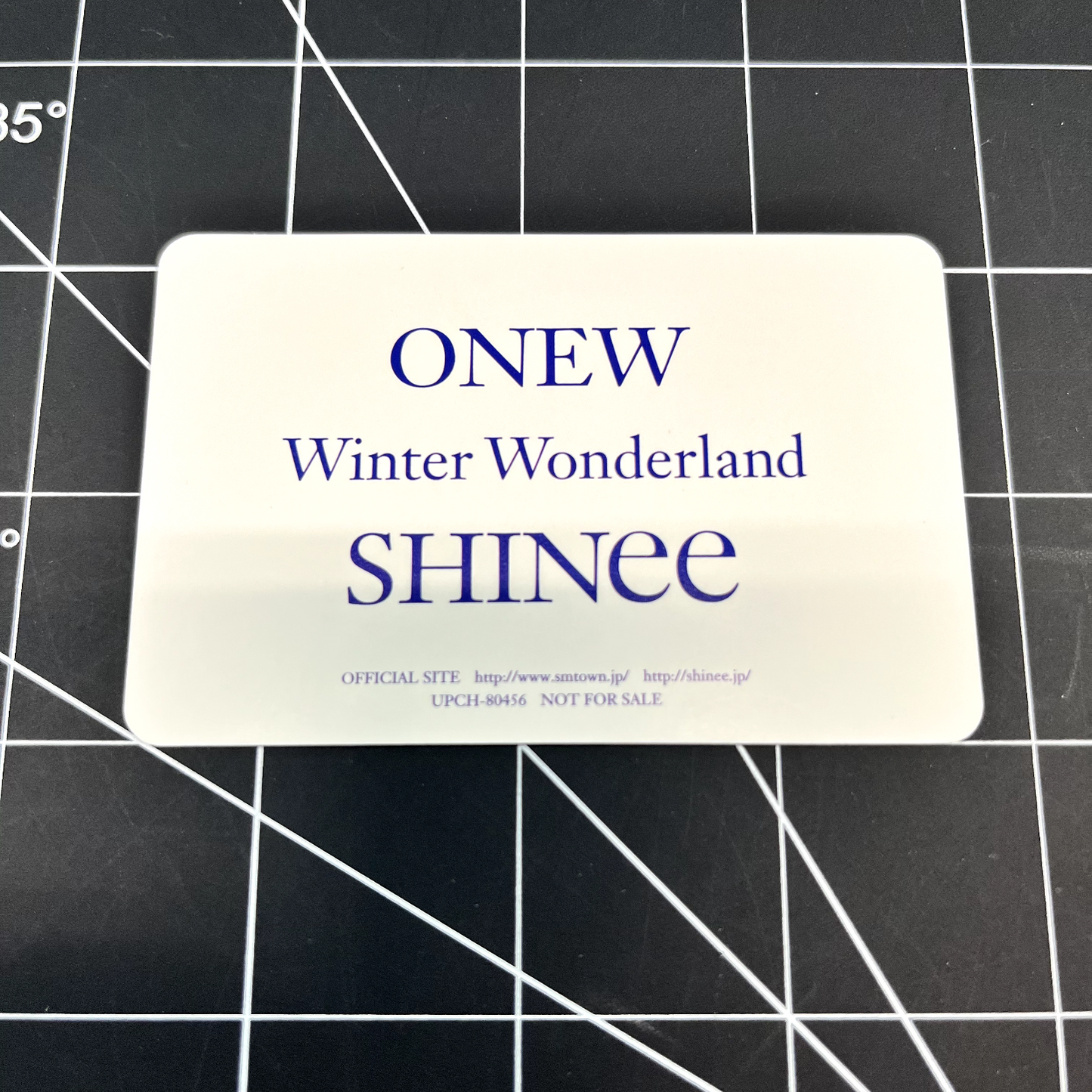 SHINee The 14th Japan Single Winter Wonderland - Onew Photocard