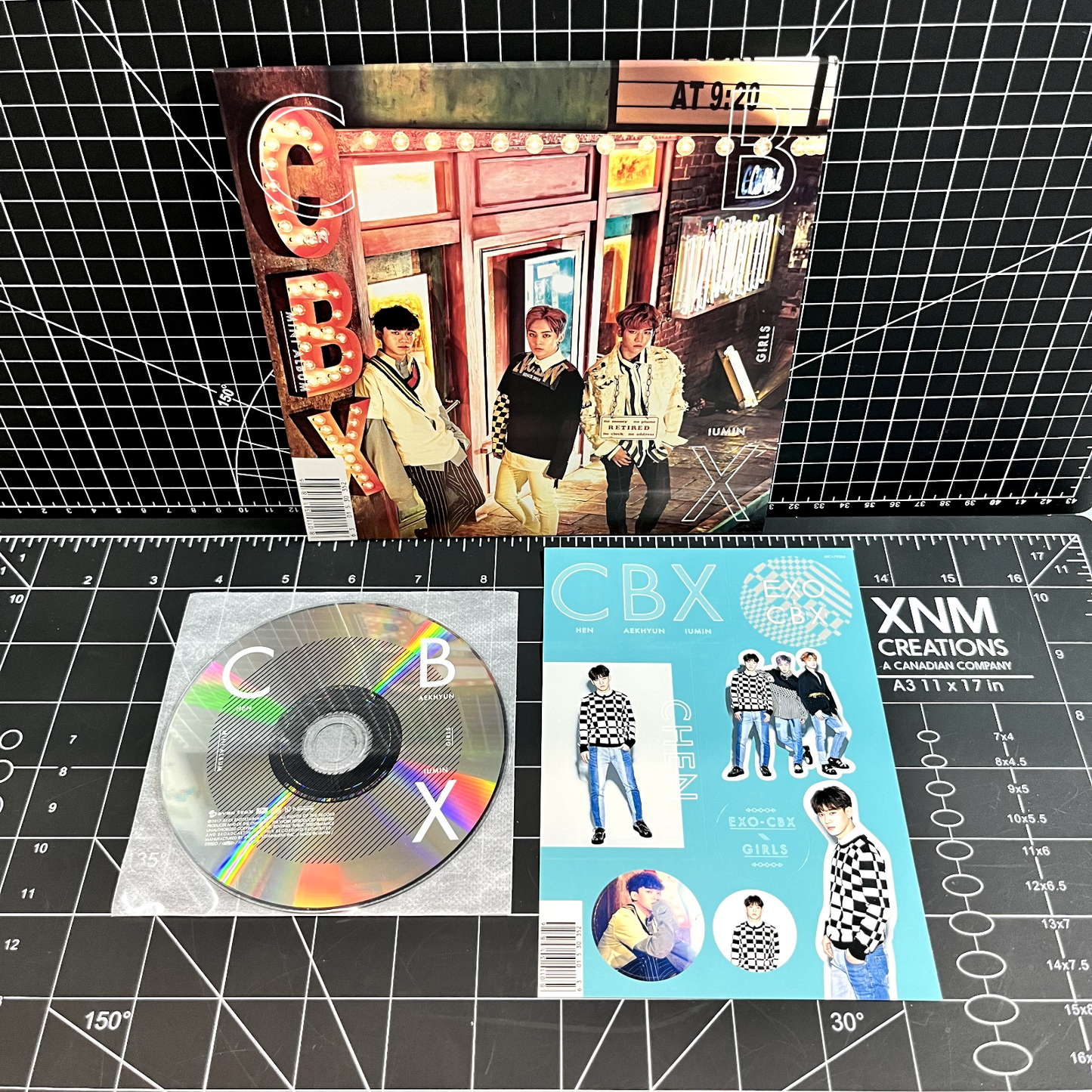 EXO-CBX Japan Mini Debut Album - Chen Sticker Sheet