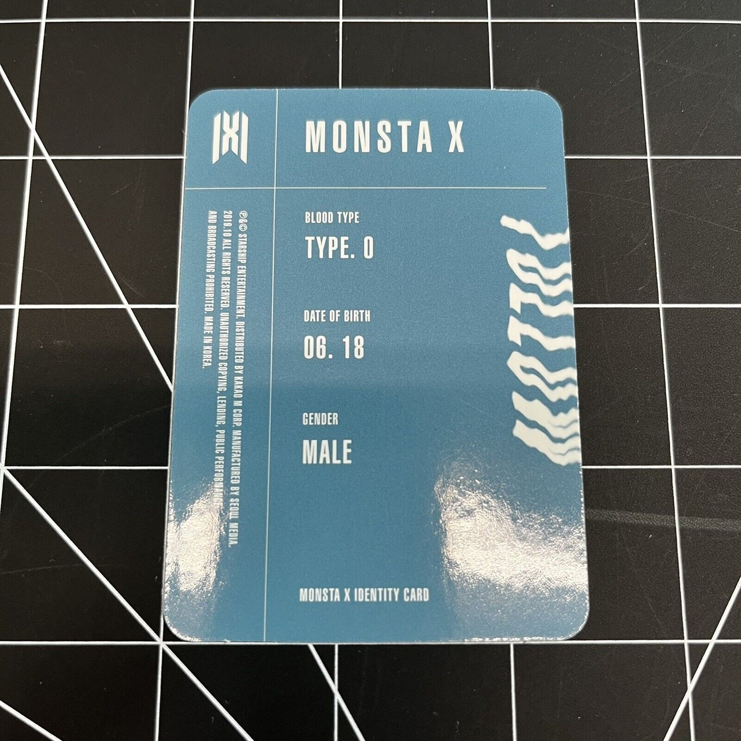 MONSTA X The 7th Mini Album FOLLOW - FIND YOU - Shownu ID Photocard