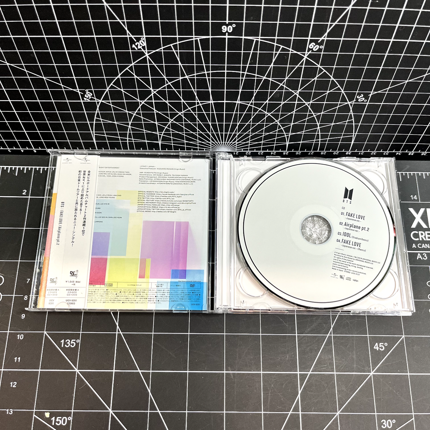 BTS FAKE LOVE/Airplane pt.2 Japan CD
