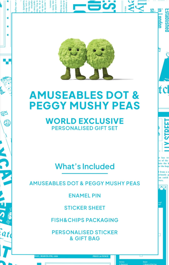 Jellycat Selfridges UK World Exclusive Personalised Gift Set