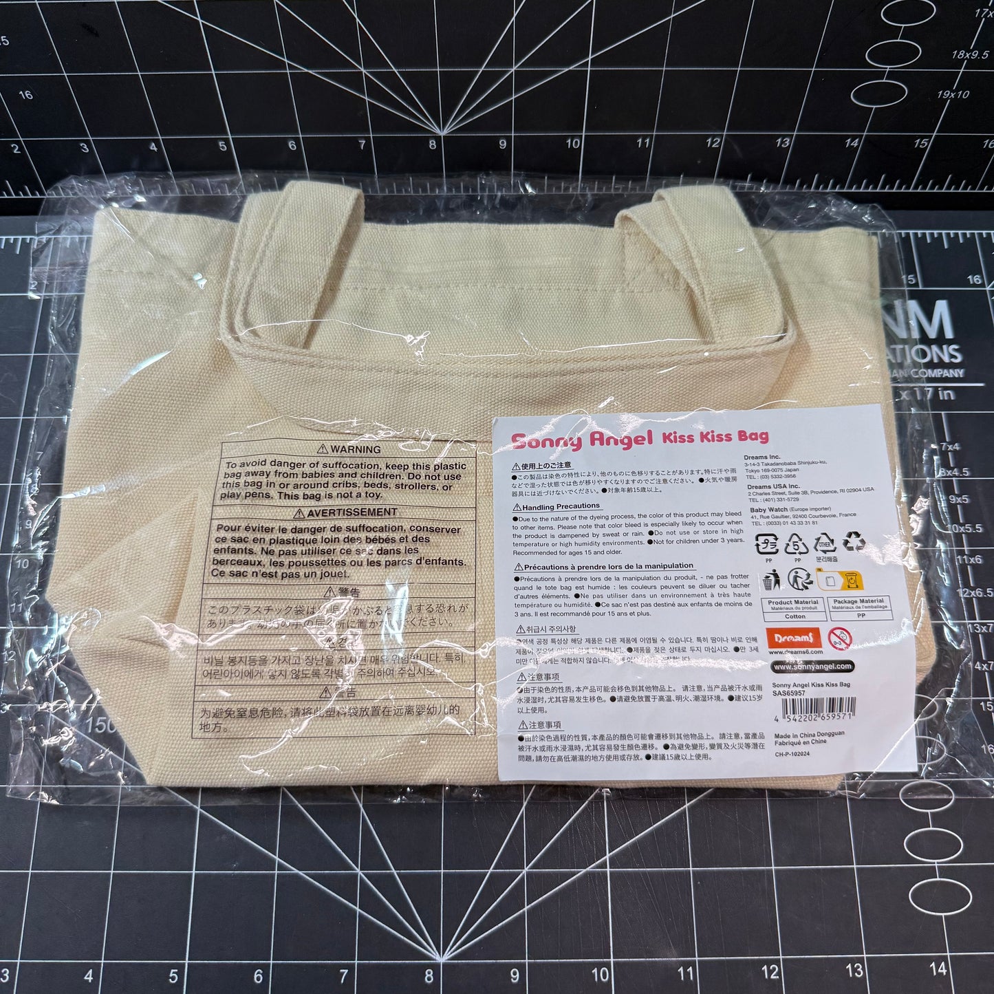 Sonny Angel KissKiss Tote Bag