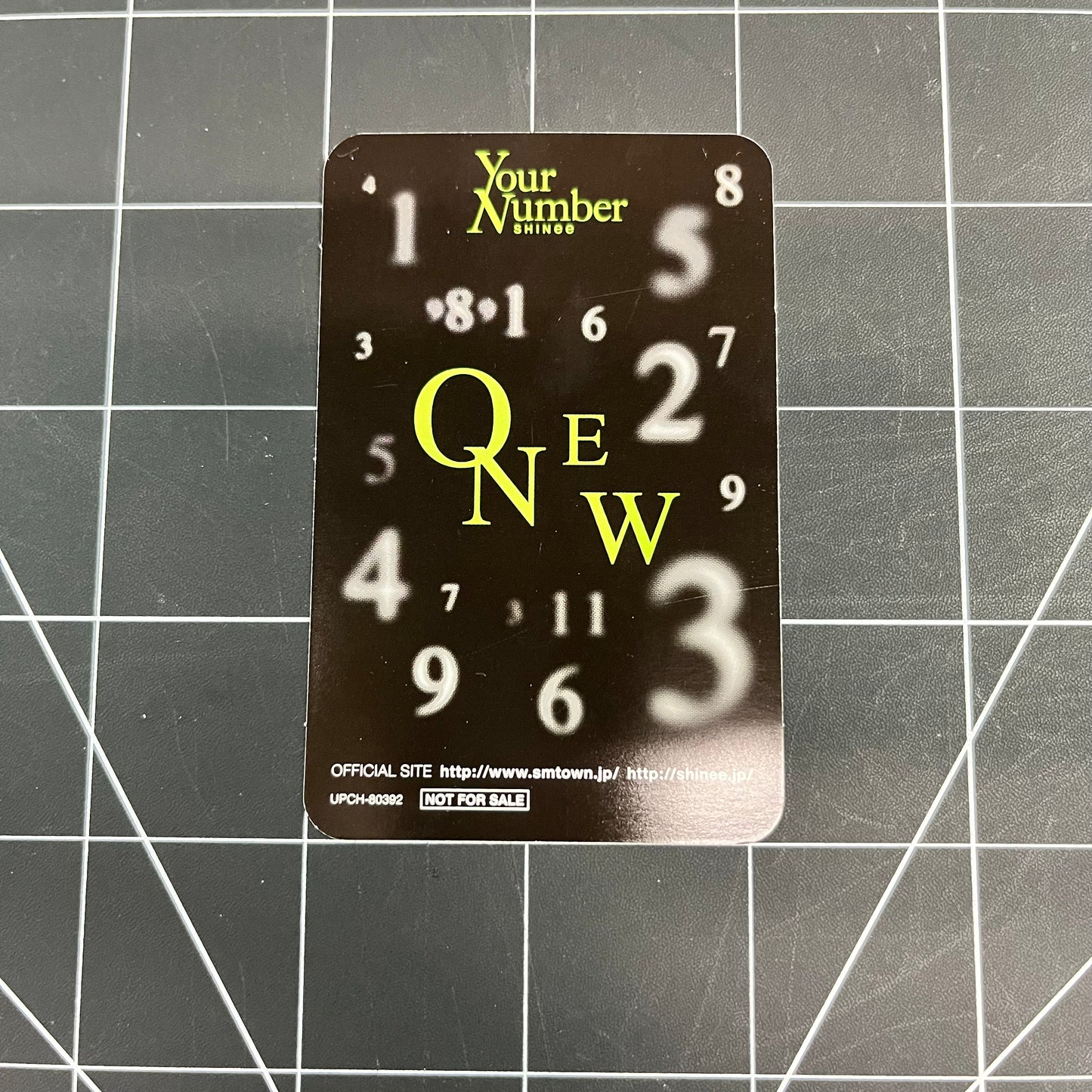 SHINee Your Number Japan CD - Onew Photocard Only