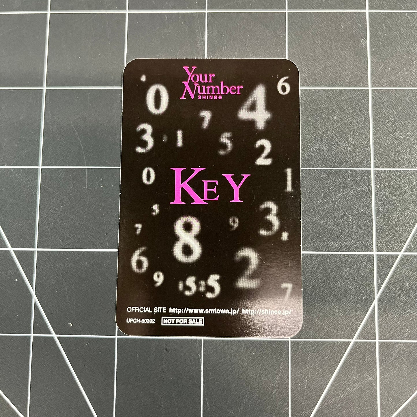 SHINee Your Number Japan CD - Key Photocard Only