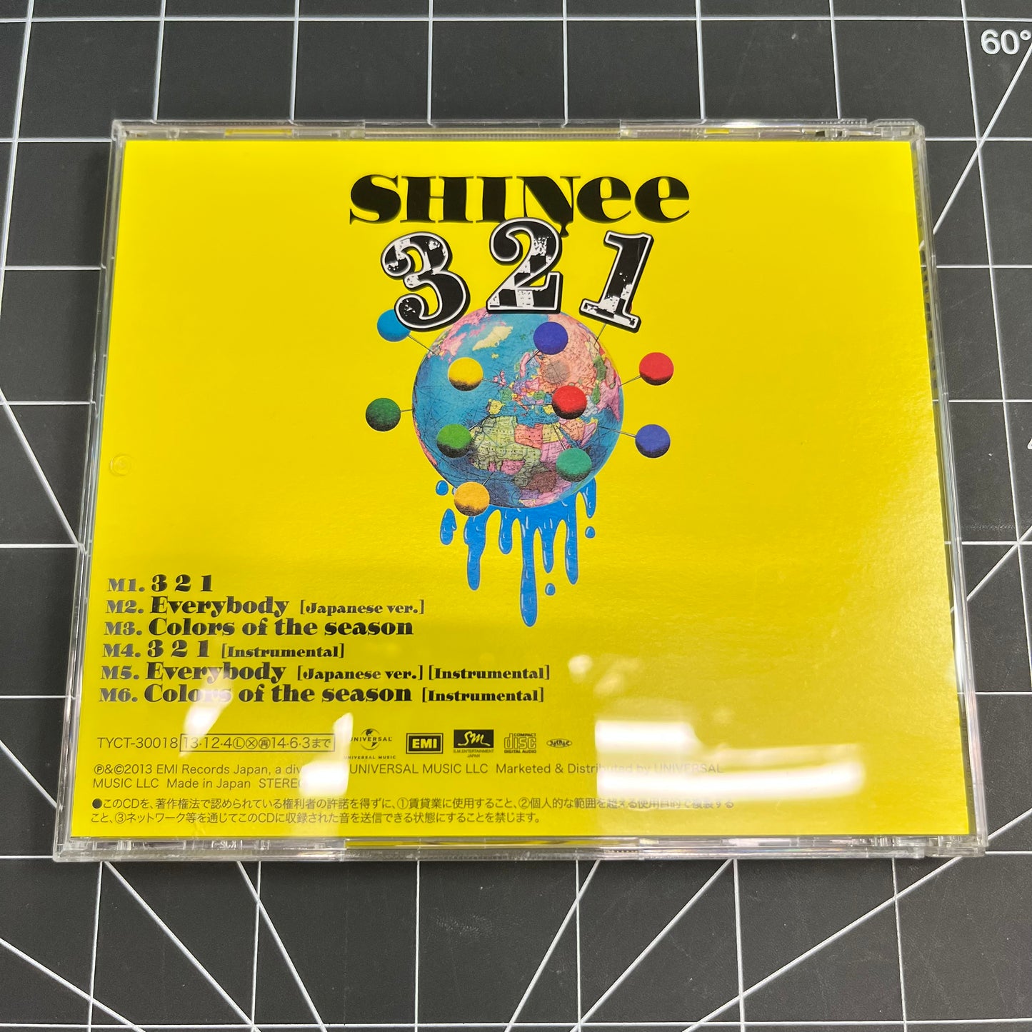 SHINee Japan CD 3 2 1 (Regular Edition) - No Photocard