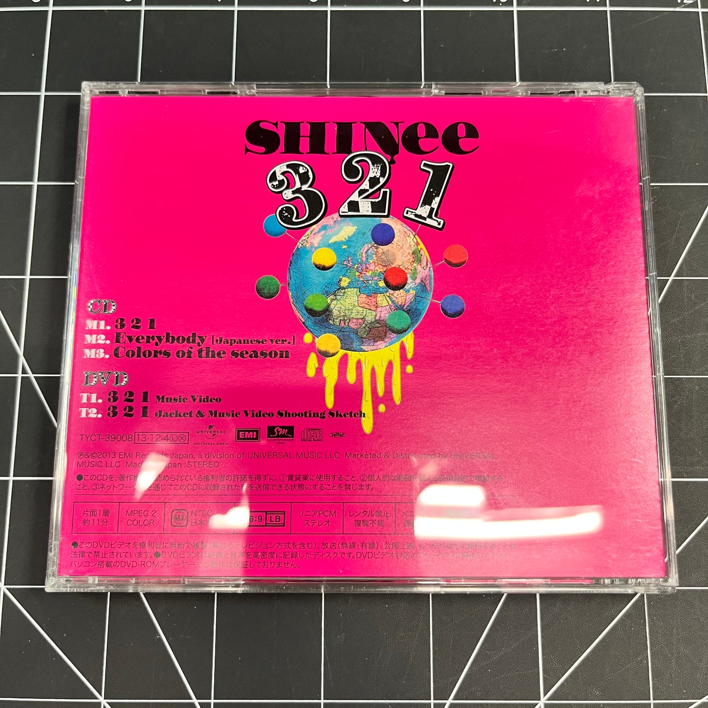 SHINee Japan CD DVD 3 2 1 (Limited Edition) - No Photocard