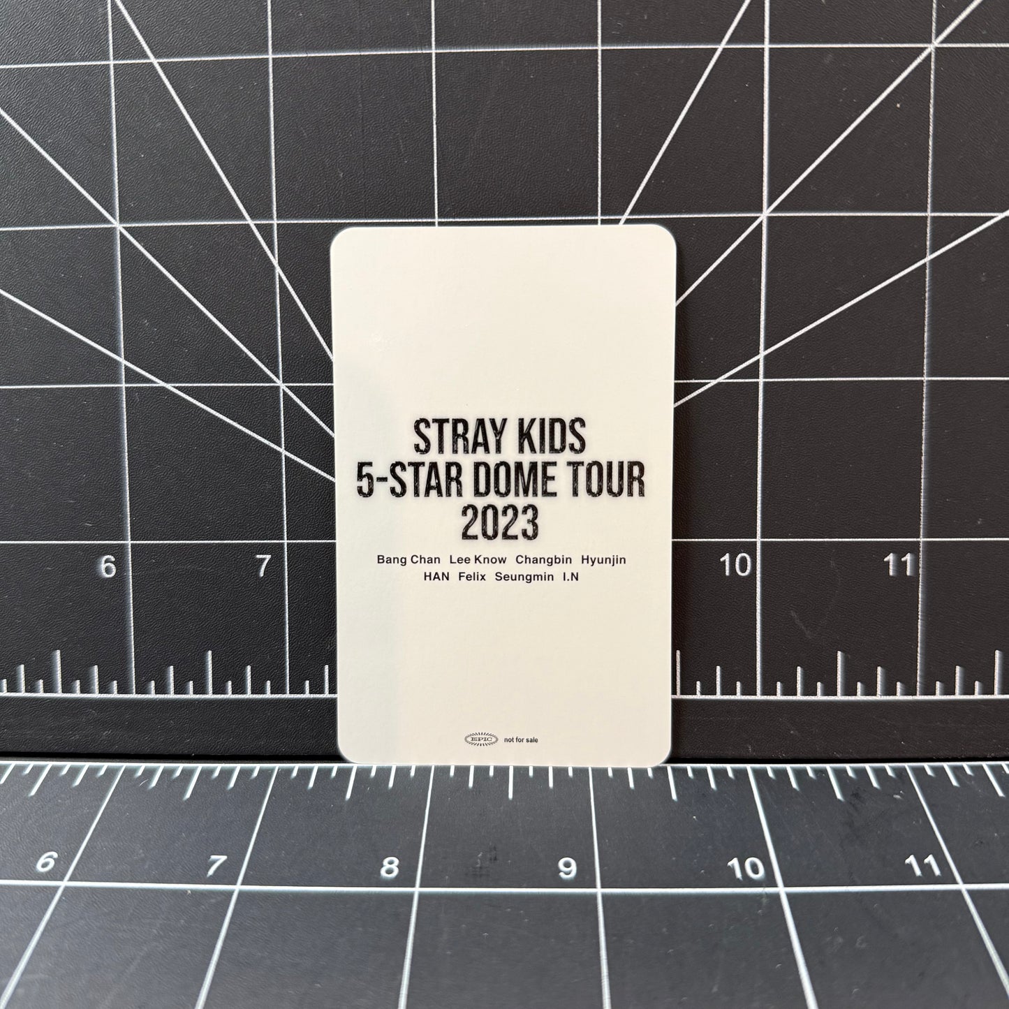 Stray Kids 5-Star Dome Tour 2023 Osaka Japan - Hyunjin Photocard