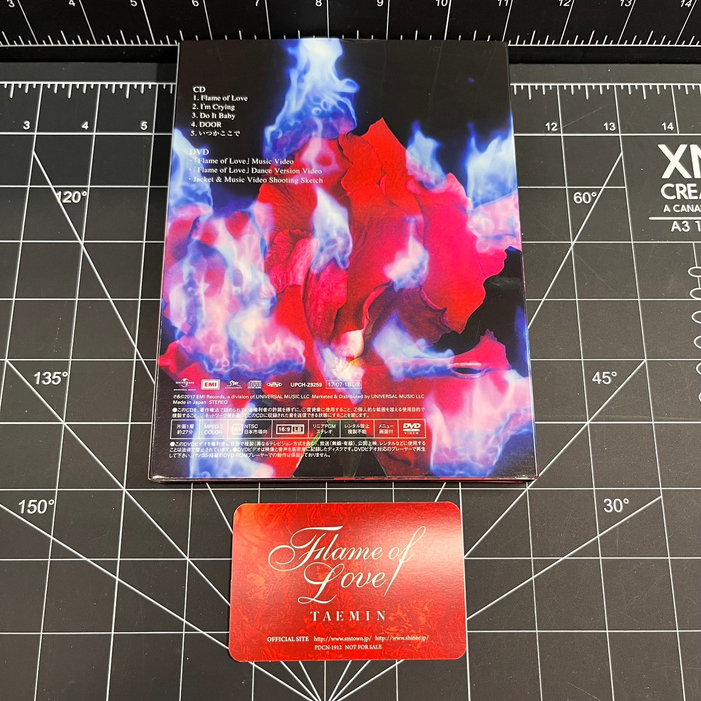 Taemin The 2nd Mini Japanese Album Flame Of Love (Limited Edition) - With Photocard