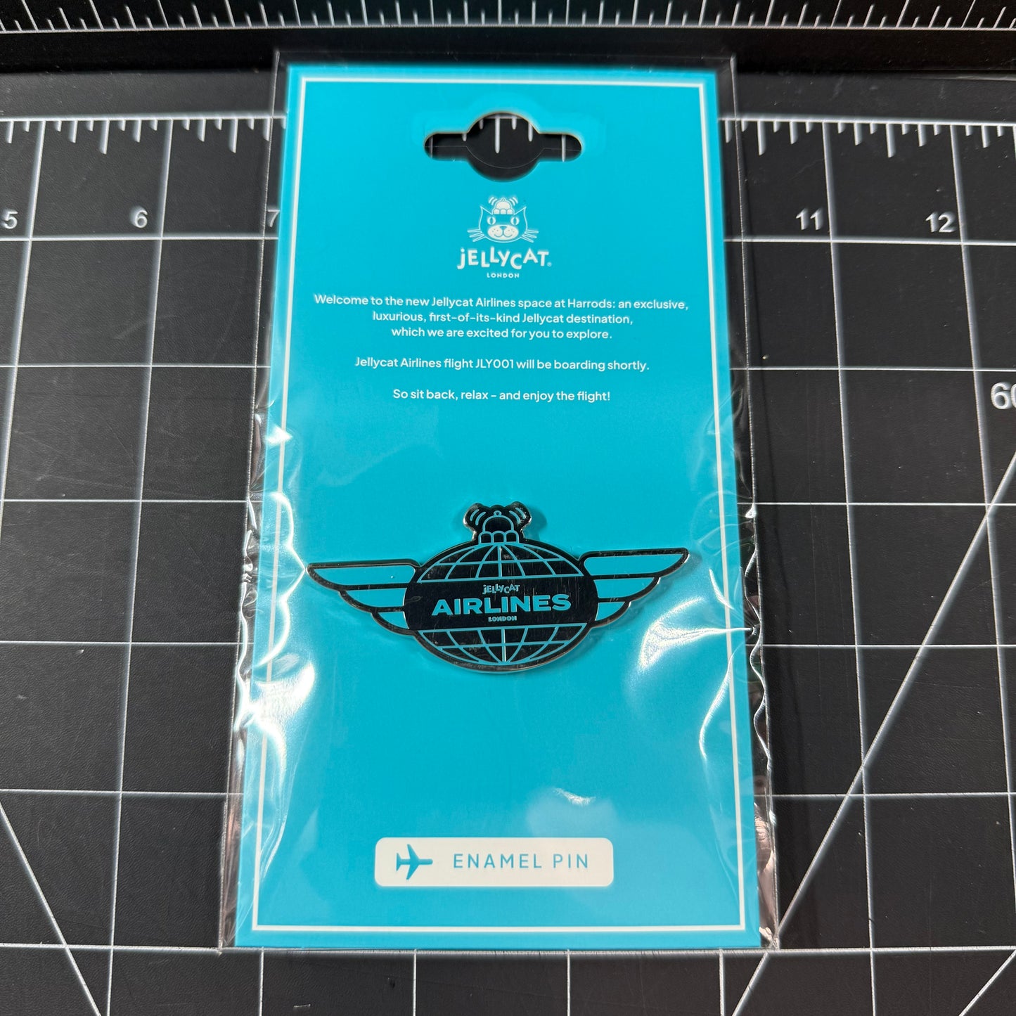 Jellycat Amusables London Harrods Airlines Enamel Pin
