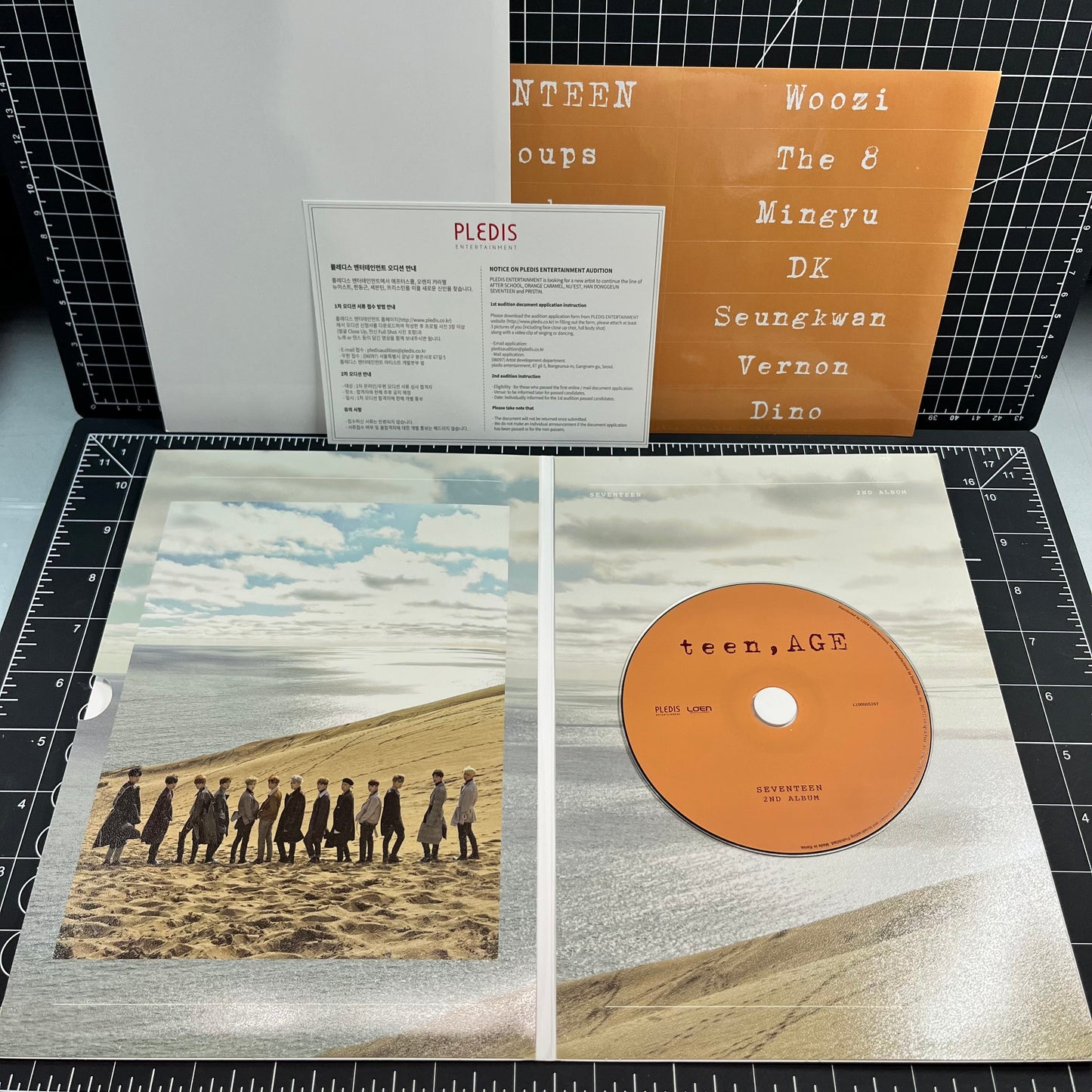 SEVENTEEN The 2nd Album Teen, Age (Orange Ver.) - No Photocard