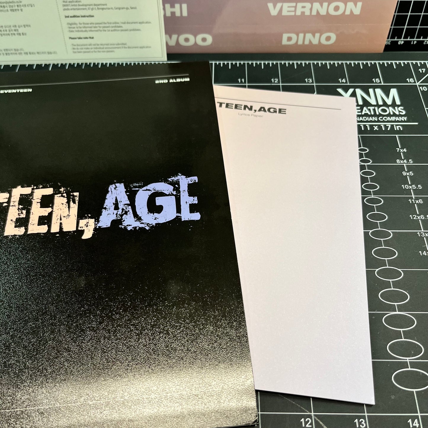 SEVENTEEN The 2nd Album Teen, Age (Black Ver.) - No Photocard