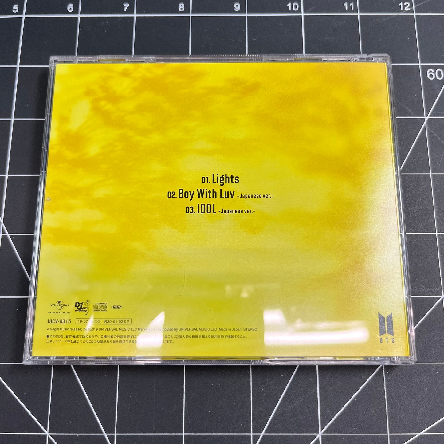 BTS Lights/Boy With Luv Japan CD