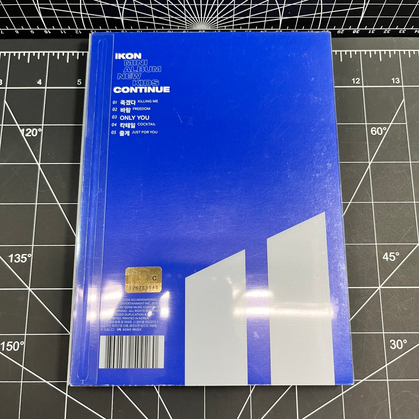 iKON The 1st Mini Album New Kids: Continue (Blue Ver.) - No Photocard
