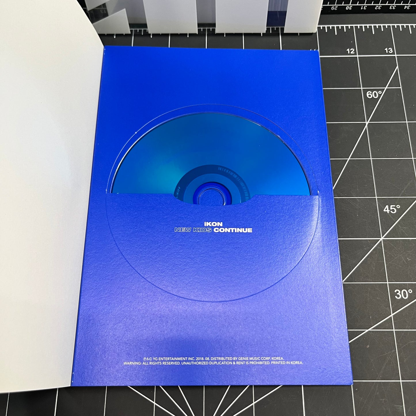 iKON The 1st Mini Album New Kids: Continue (Blue Ver.) - No Photocard