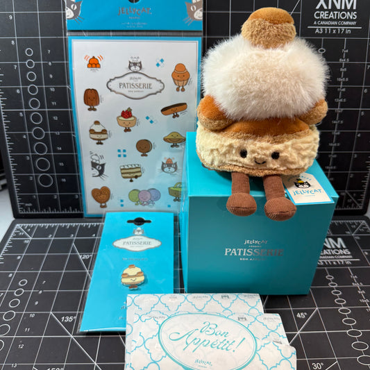 Pre-Order (17th October) Jellycat Amusables Paris Patisserie Mirielle St Honoré
