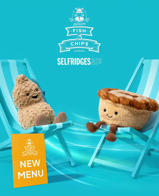 Jellycat Amusables London Selfridges Exclusive Fish Pie