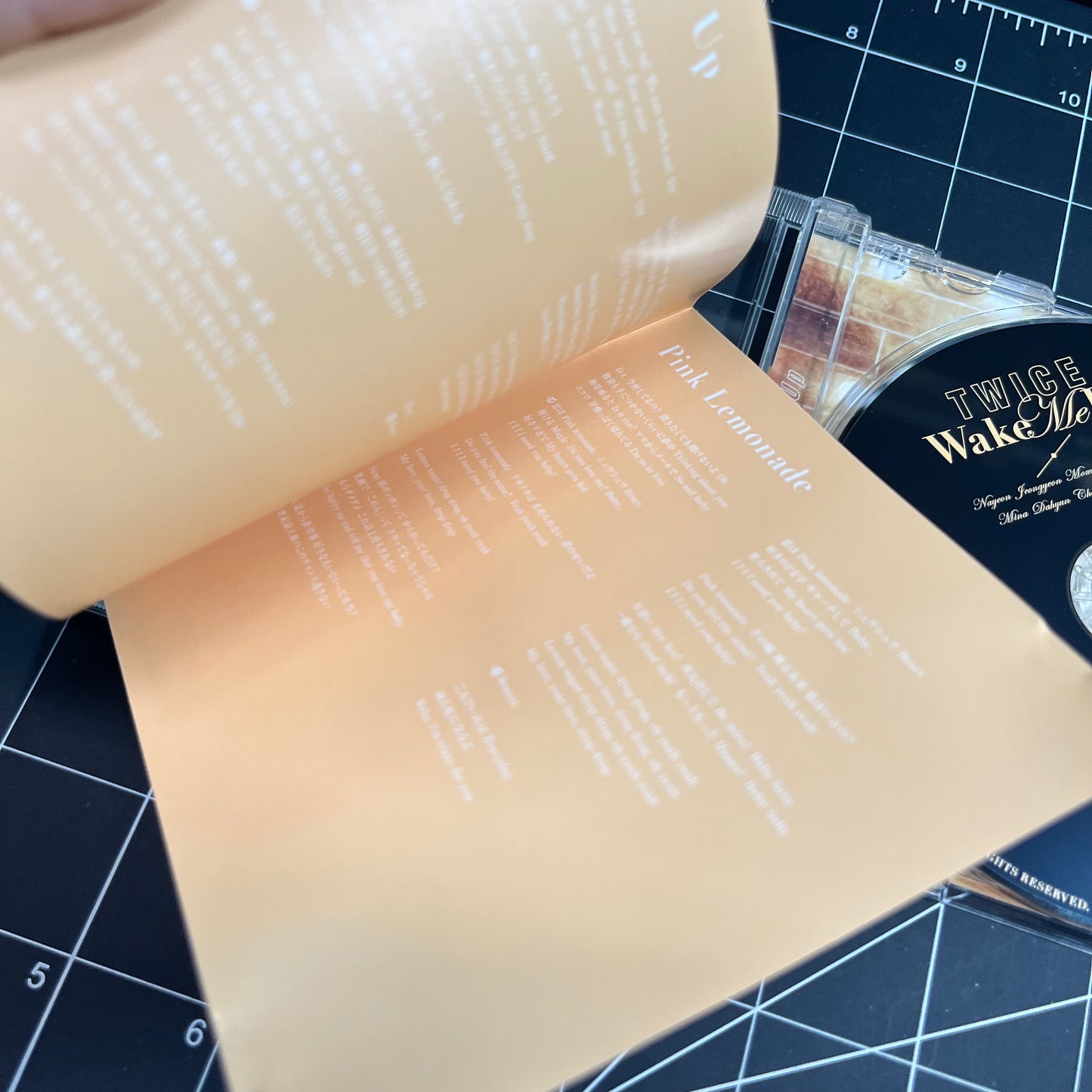 TWICE The 3rd Japan Single CD Album Wake Me Up - No Photocard