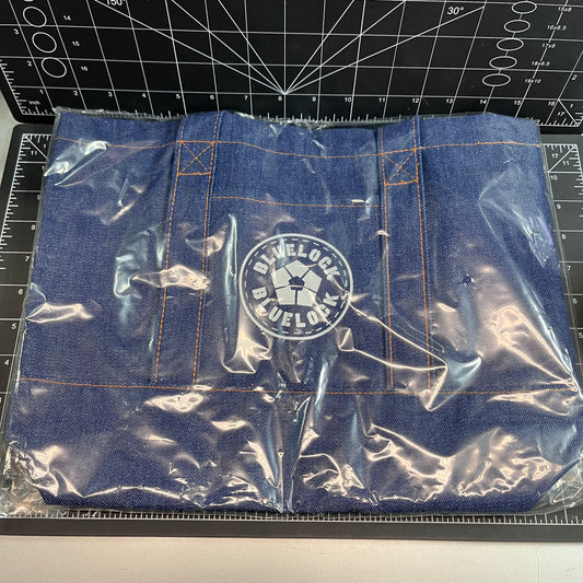 BLUE LOCK Logo & Collection Denim Tote Bag from Japan Animate