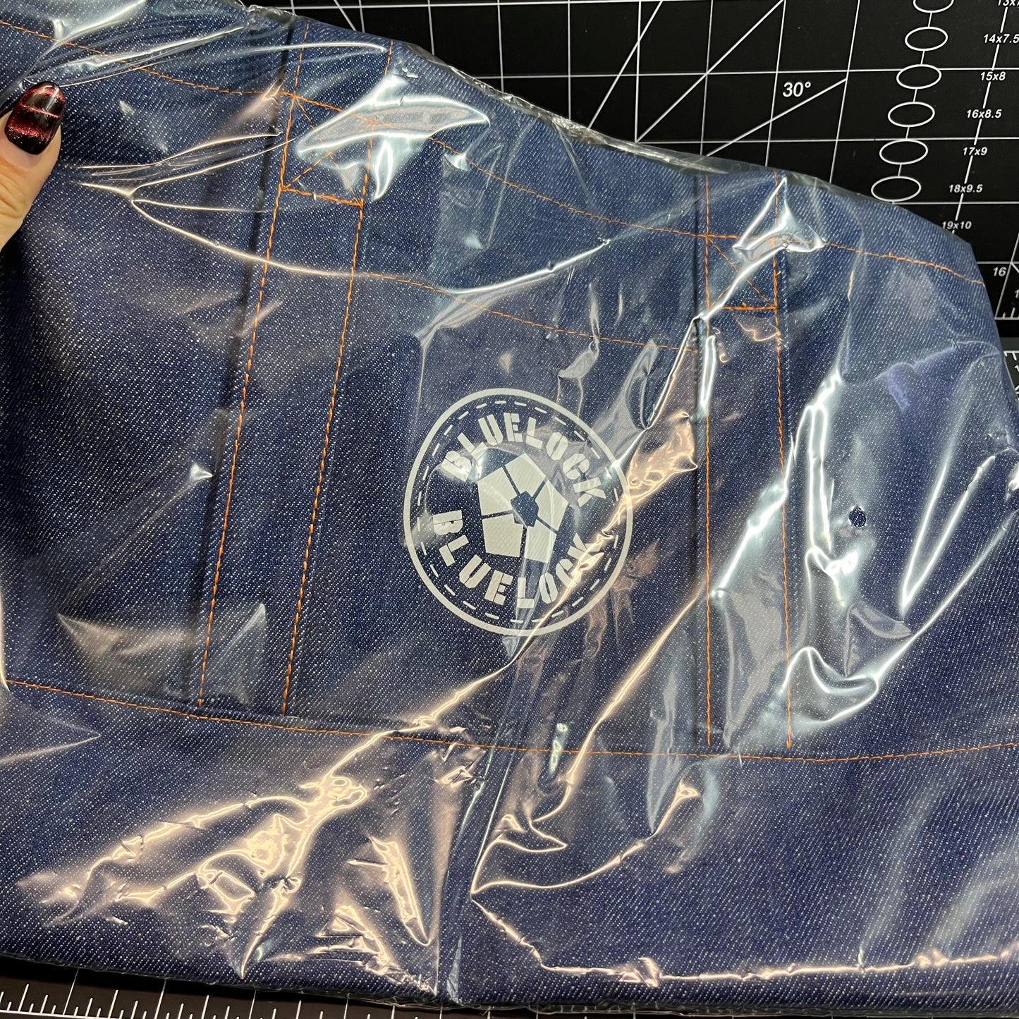 BLUE LOCK Logo & Collection Denim Tote Bag from Japan Animate