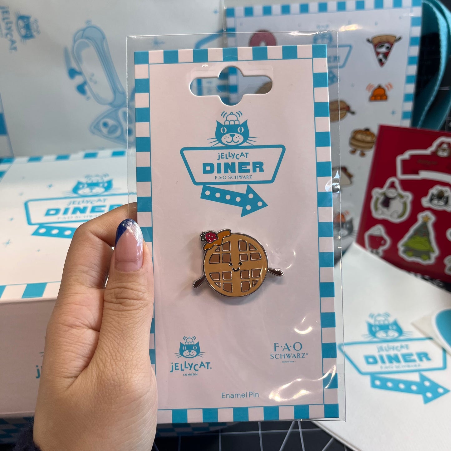 Jellycat Amusable NYC Diner Exclusive Rene Waffle