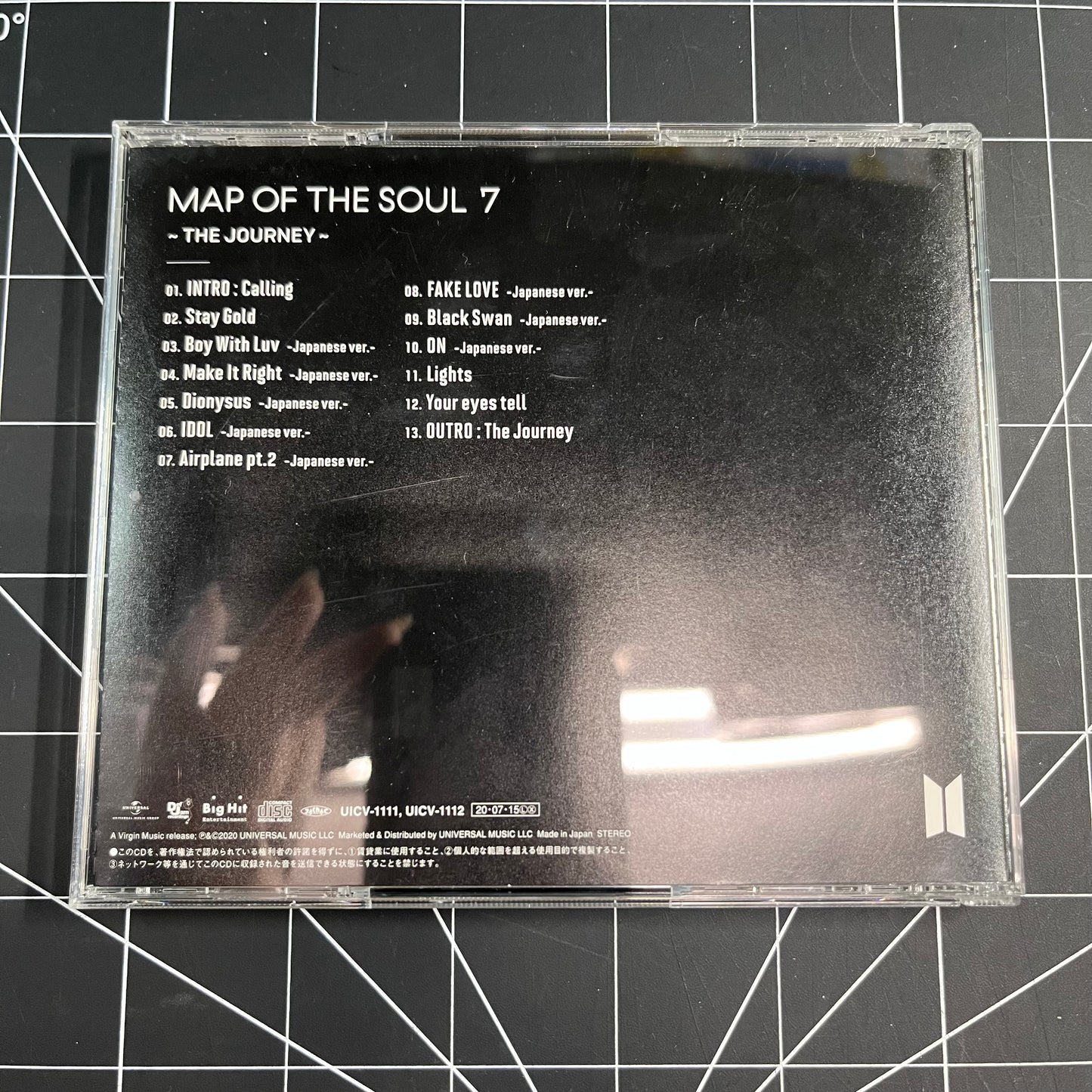 BTS Map Of The Soul 7 ~The Journey~ Japan CD Album
