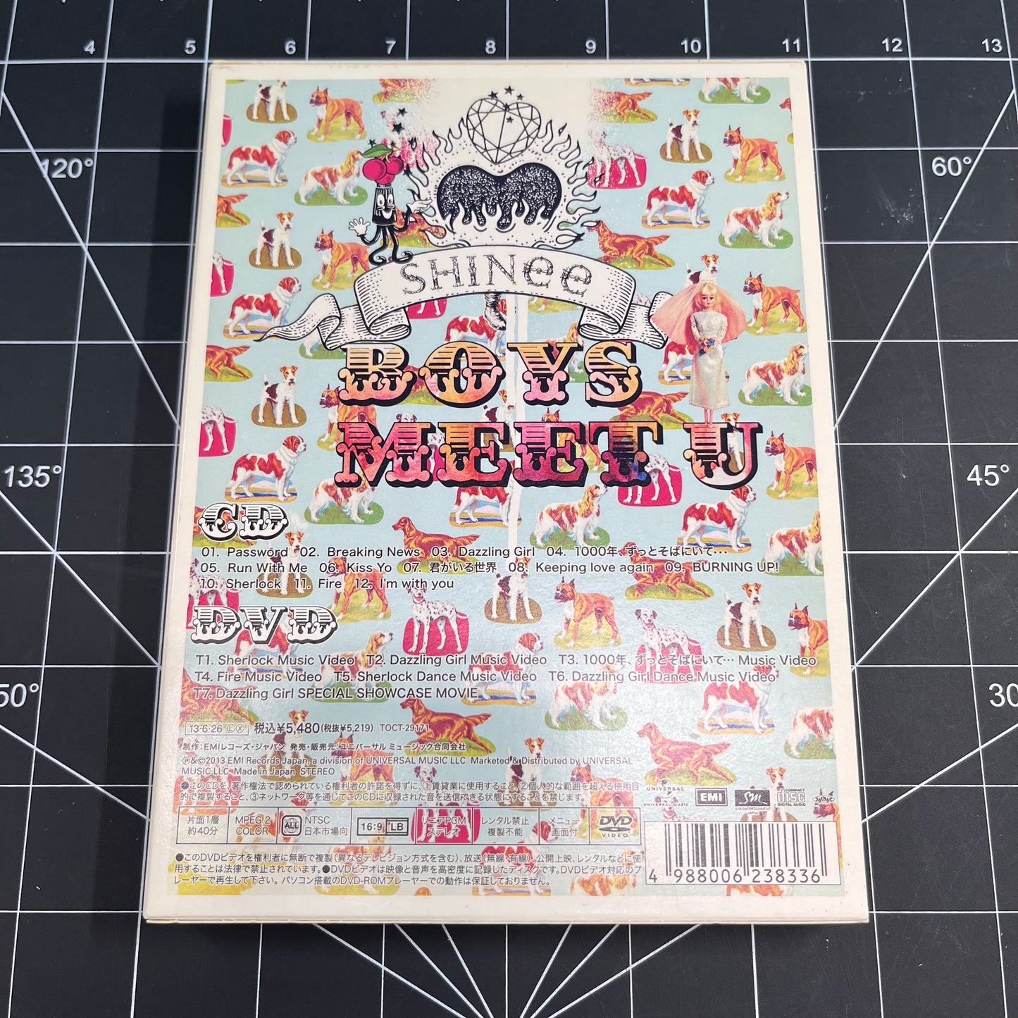 SHINee Boys Meet U Japan First Limited Edition Album - No Photocard