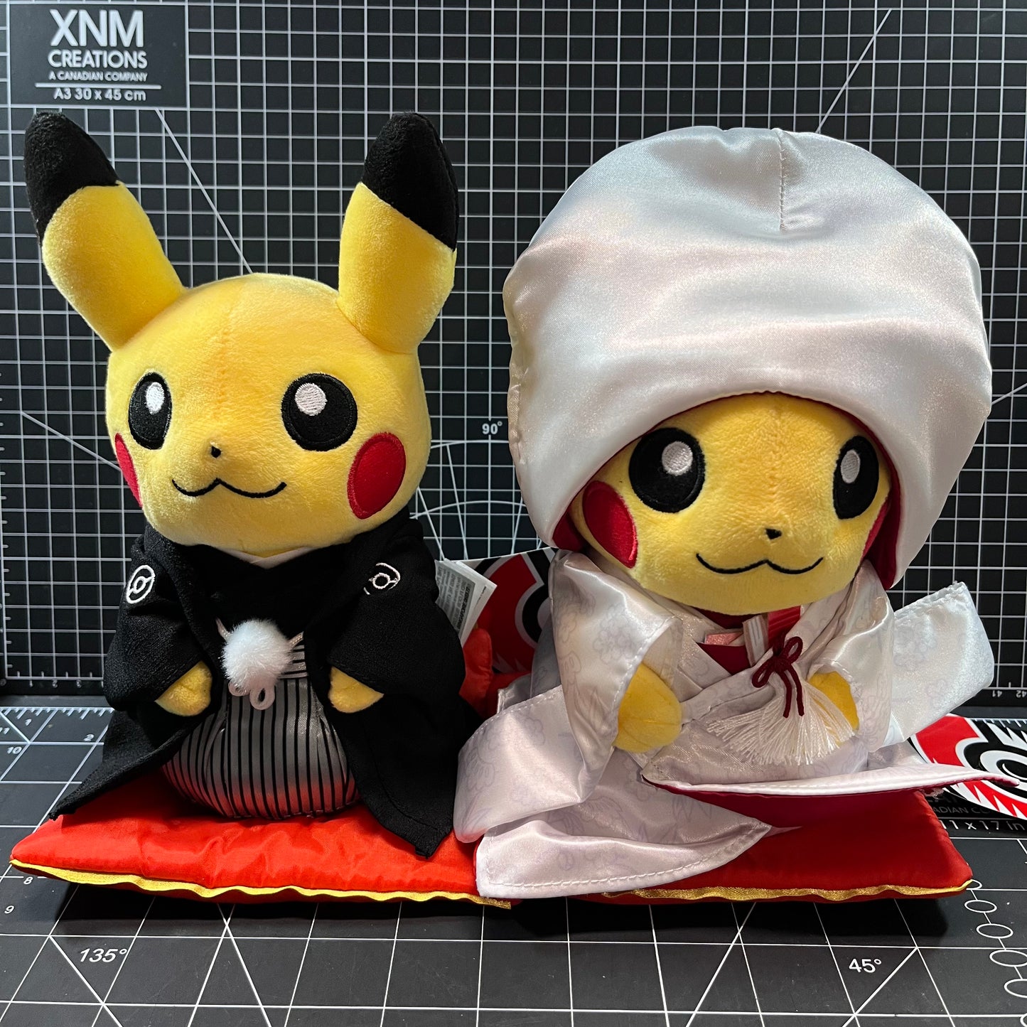 Pikachu Plush Toy Kimono Wedding Male & Female from Pokemon Centre