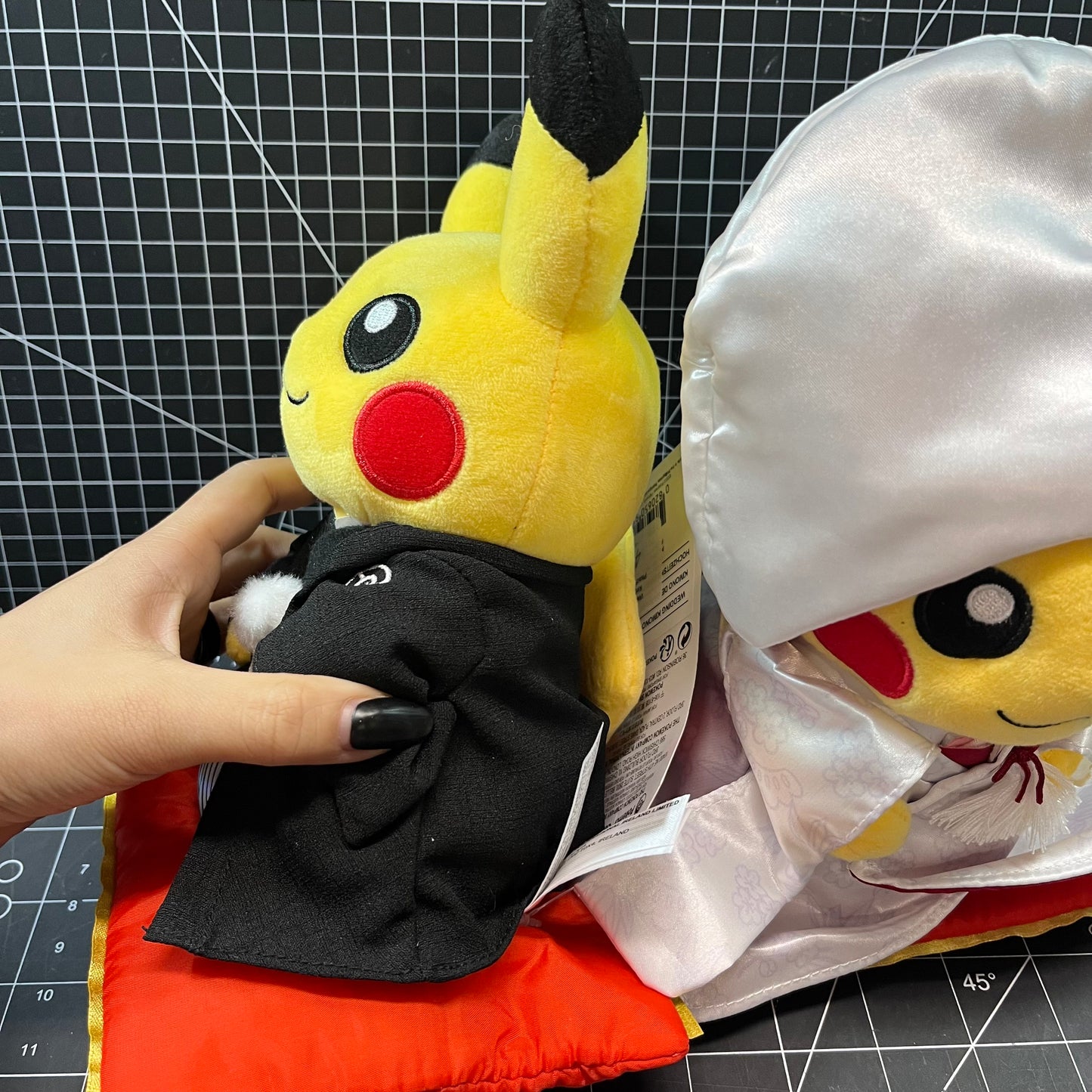 Pikachu Plush Toy Kimono Wedding Male & Female from Pokemon Centre