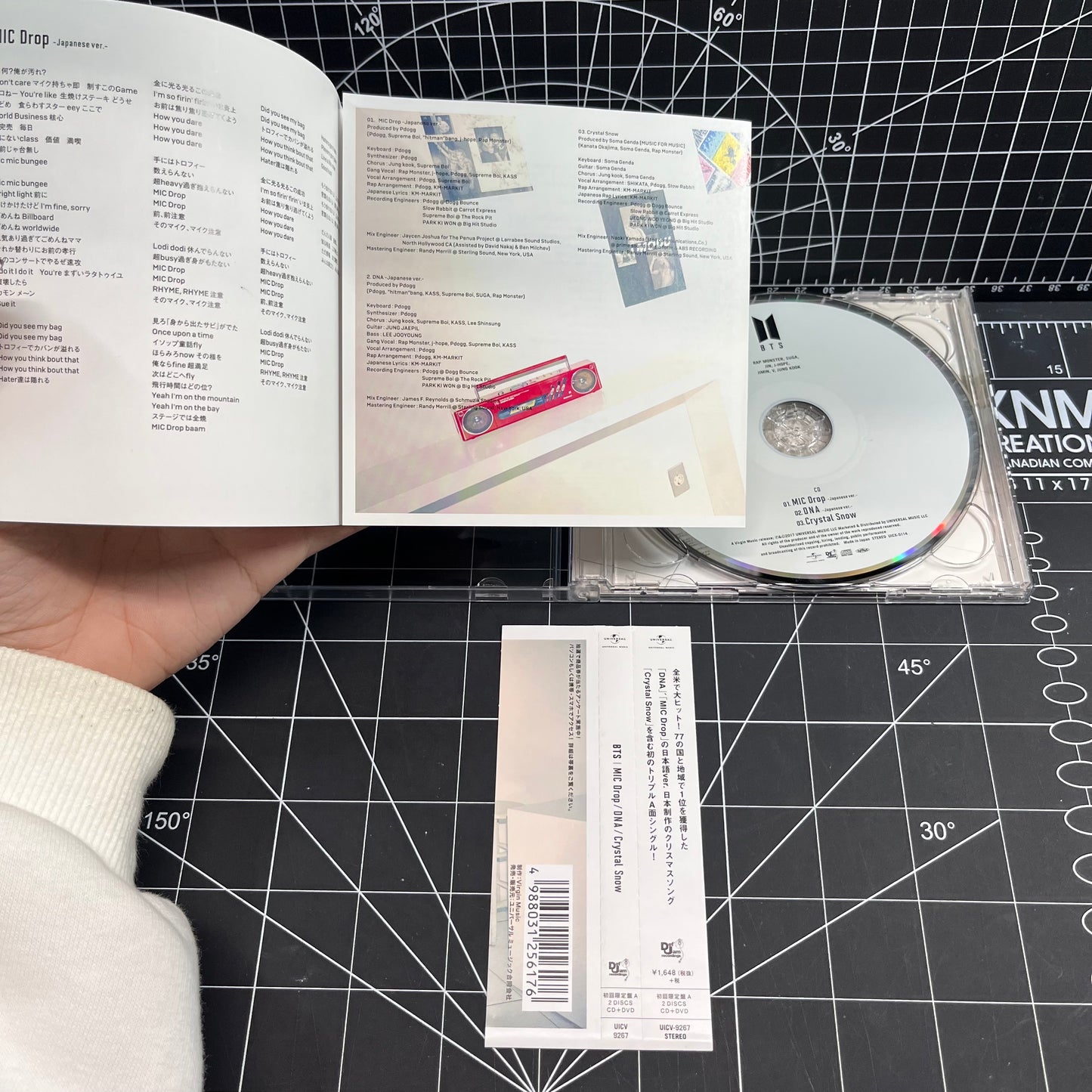 BTS Japan CD MIC Drop/DNA/Crystal Snow (Type C)