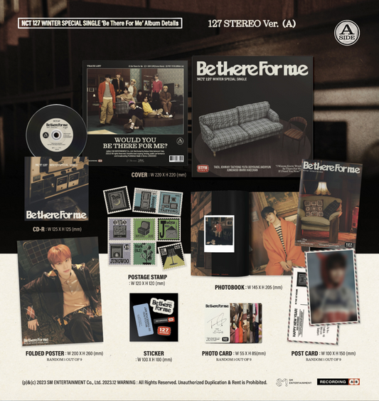 NCT 127 Winter Special Single 'Be There For Me' (Version A)