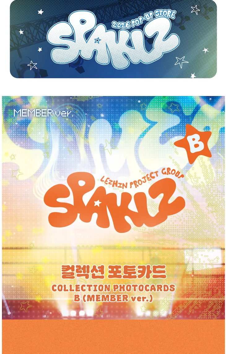 Lezhin SPAKLZ Collection B (Members Ver.) Photo Cards (Paris Pick-Up Order)