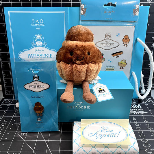 Pre-Order (17th October) Jellycat Amusables Paris Patisserie Brigitte Brioche