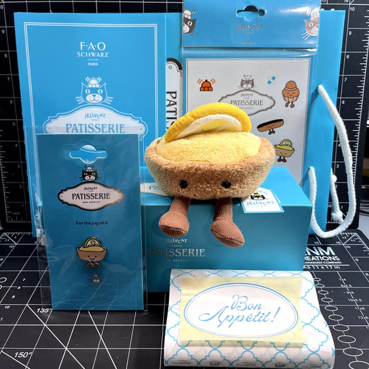 Pre-Order (17th October) Jellycat Amusables Paris Patisserie Collette Tarte Au Citron