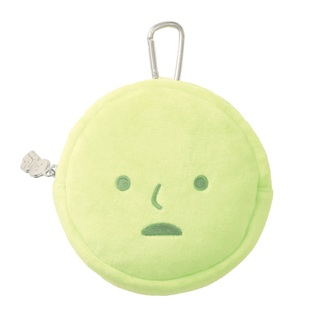 SMISKI Cushion Pouch Soft Zipper Storage Bag with Carabiner