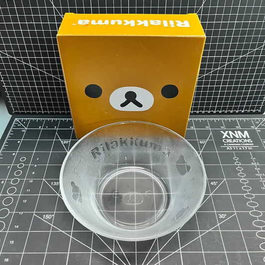 Sanrio San-X Rilakkuma x Lawson Japan Collaboration - Glass Bowl
