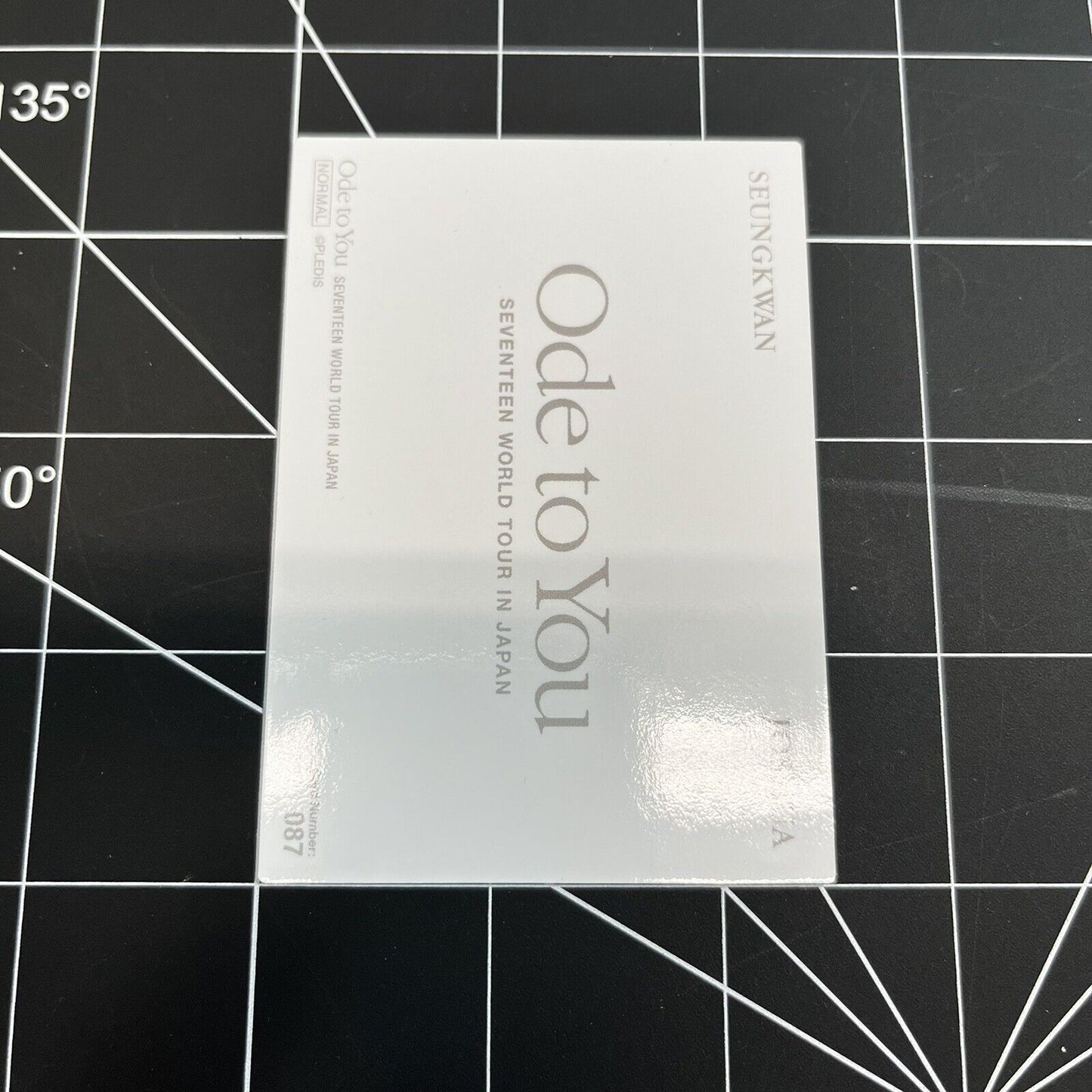 SEVENTEEN World Tour in Japan Ode To You - Seungkwan & Joshua Photocard Only