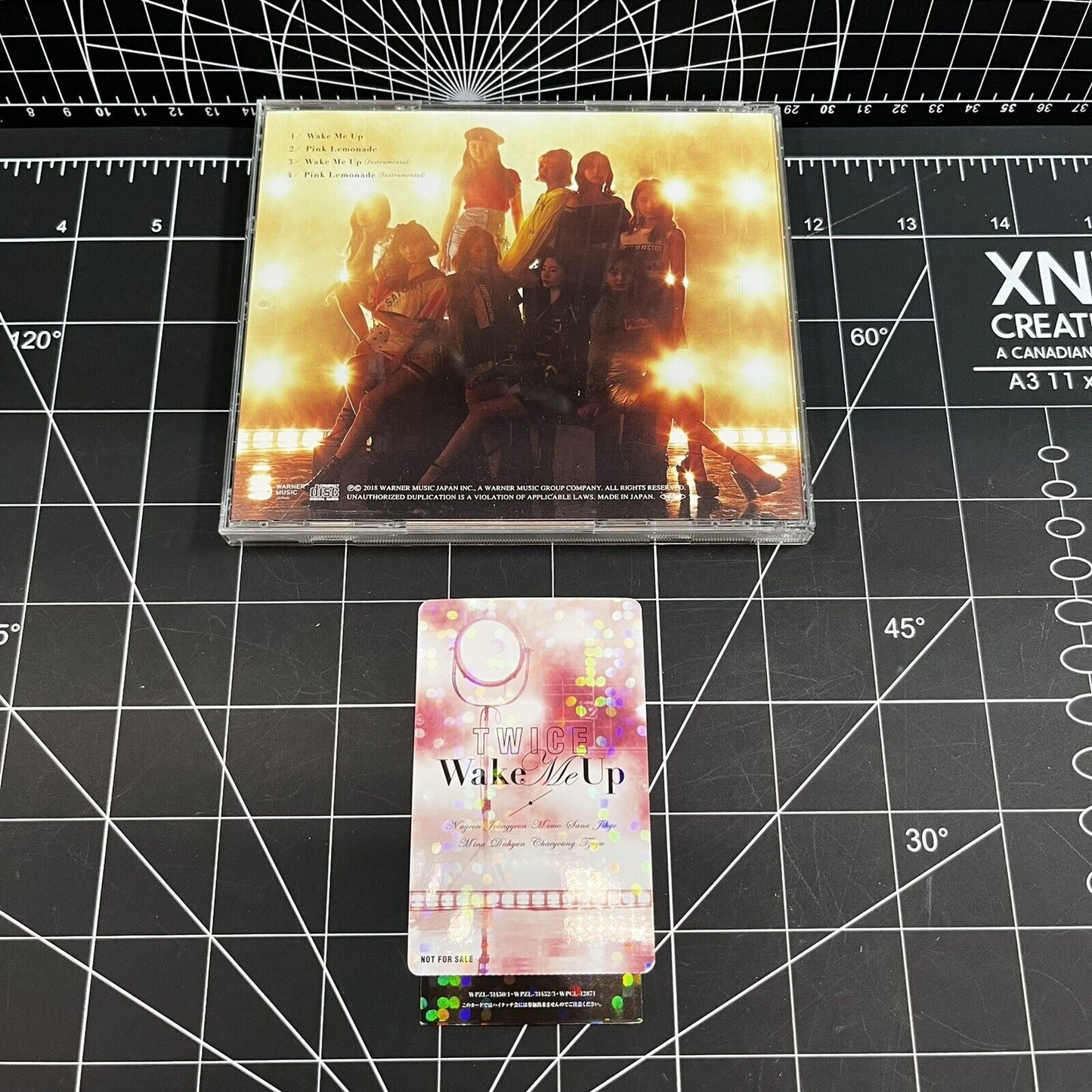 TWICE The 3rd Japan Single CD Album Wake Me Up - Group Photocard