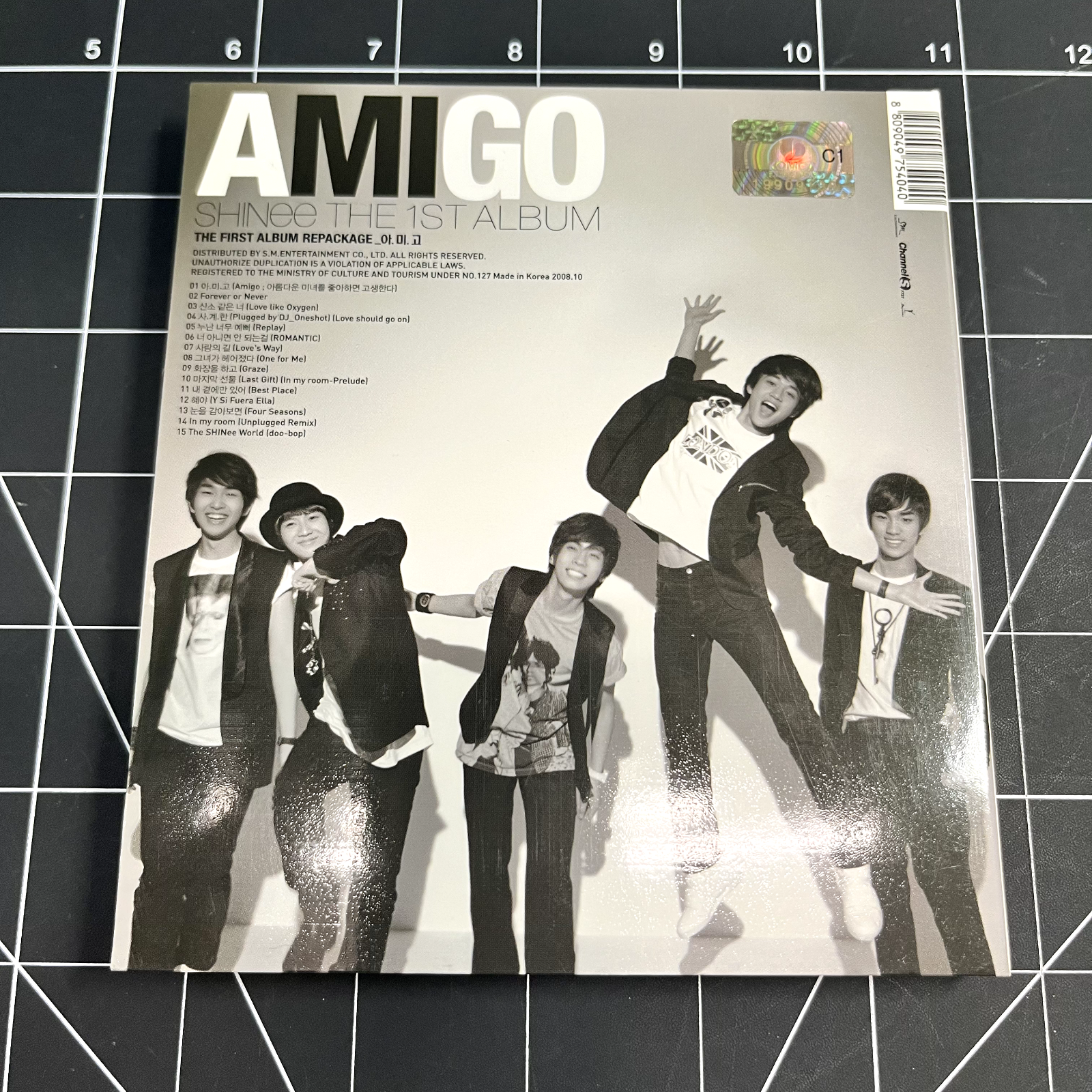 SHINee The 1st Album Repackage AMIGO – BLXCK K-Pop Store SHINee The 1st Album Repackage AMIGO – BLXCK K-Pop Store
