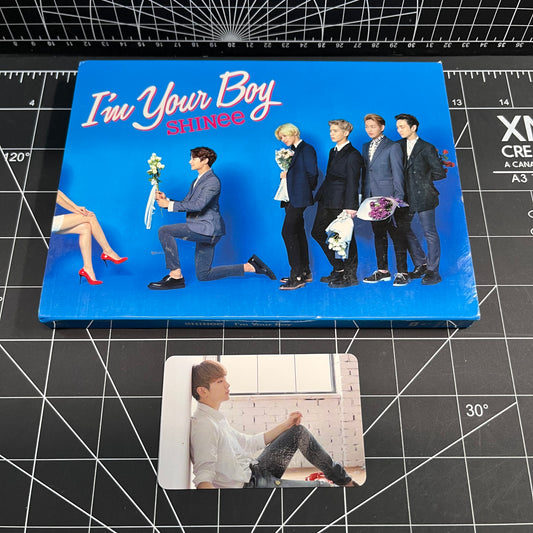 SHINee I'm Your Boy Japan Album First Limited Edition (Type A) - Key Photocard