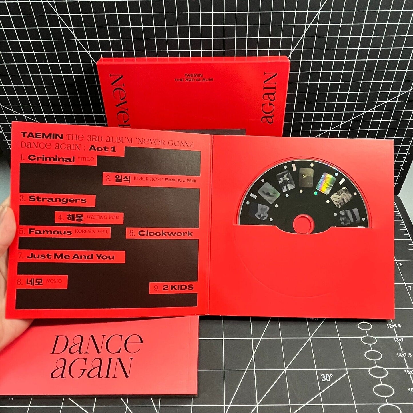 Taemin The 3rd Album Never Gonna Dance Again: Act 1 (Suspect Ver) - No Photocard