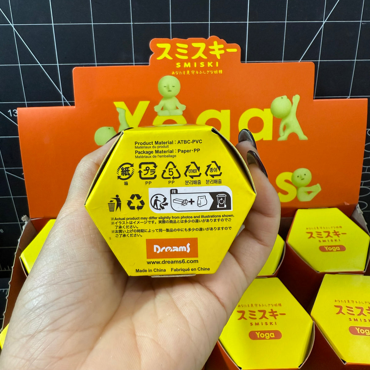 SMISKI Yoga Series Glow in the Dark Collectible Mini Figures