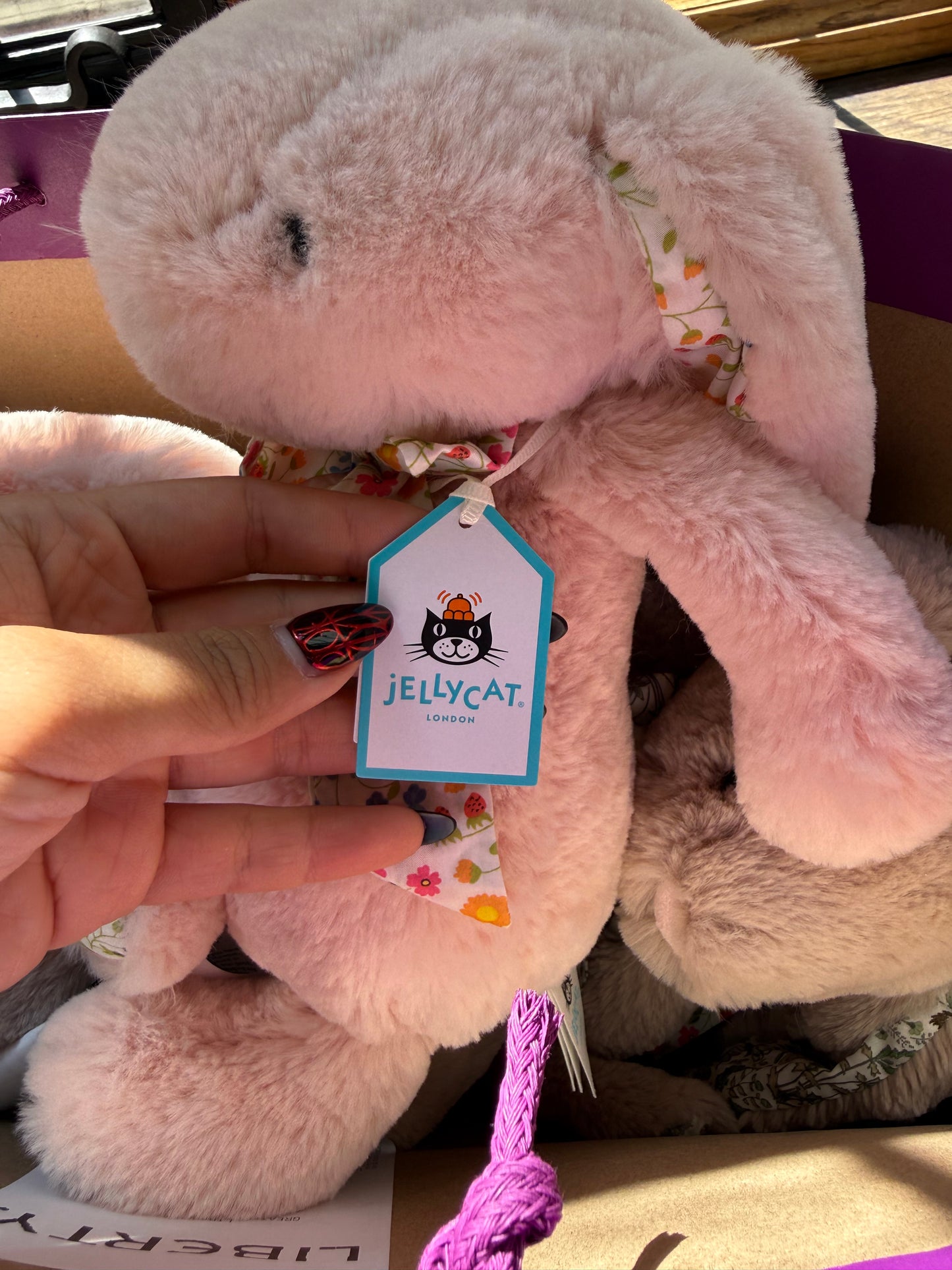 Jellycat x Liberty UK Exclusive Bunny (July 2026 Release) Liberty Mirabelle Bunny and Liberty Shepherdley Bunny