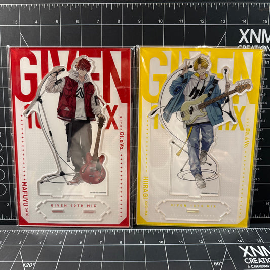 Given 10th Mix Exhibition Big Acrylic Stand Mafuyu & Hiiragi
