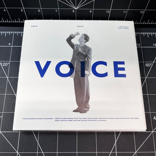 Onew The First Mini Album VOICE (White Version)