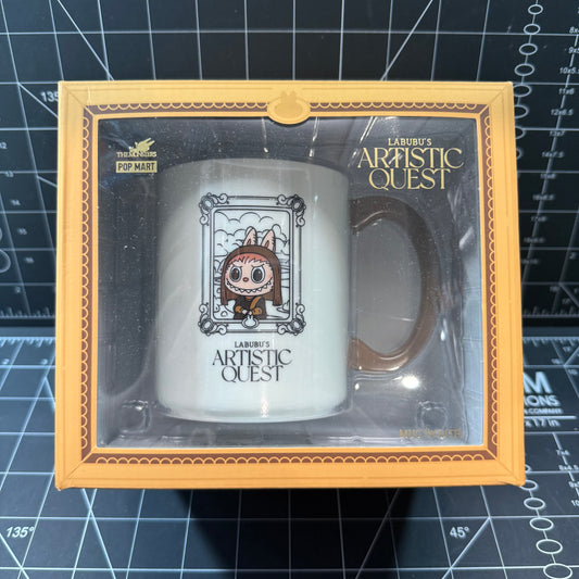 Pre-Order (1st April) POPMART Louvre Exclusive Labubu's Artistic Quest White Mug
