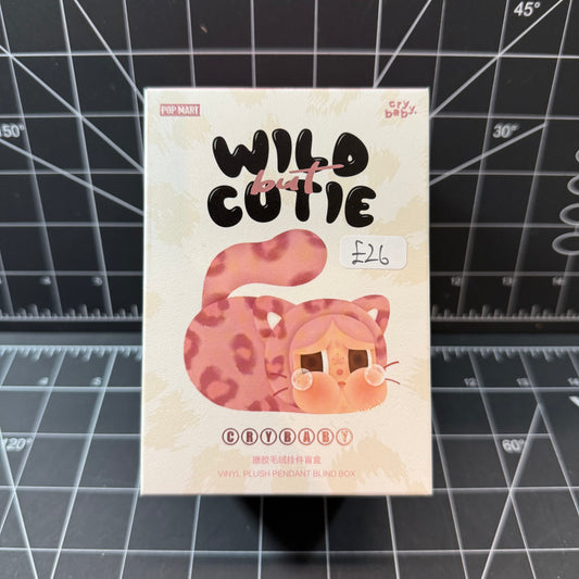 POP MART CRYBABY Wild but Cutie Series - Vinyl Plush Pendant Blind Box