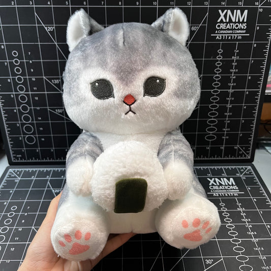 Mofusand Holding Onigiri Rice Ball