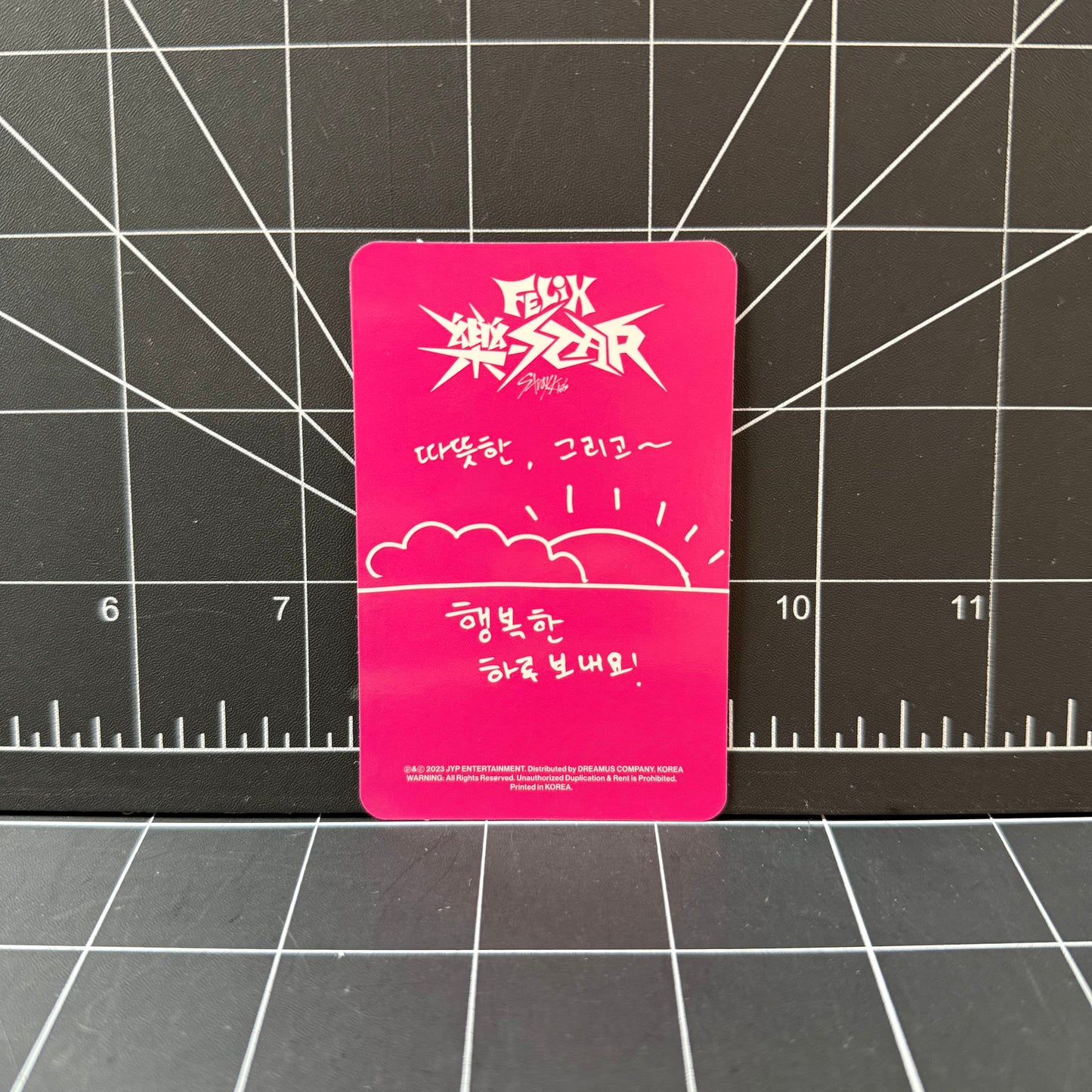 Stray Kids Rockstar (The 4th Soundwave Lucky Draw) - Felix Photocard